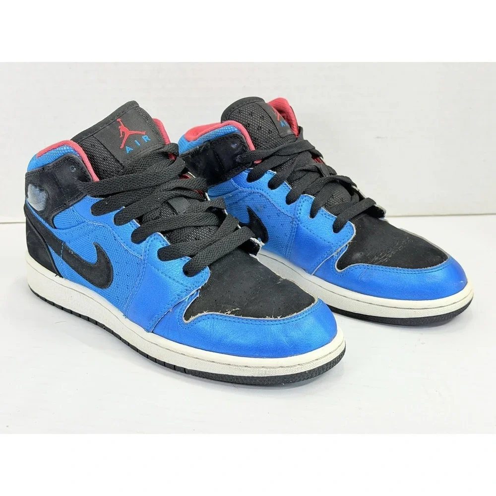 Nike‎ Air Jordan 1 Phat Neptune Blue Black Siren Red GS 7Y 364781-408